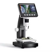 W-Star Digitální Mikroskop LCD 4,3”, ML306B, 2MPx, 1000x, přísvit, stojan, černá