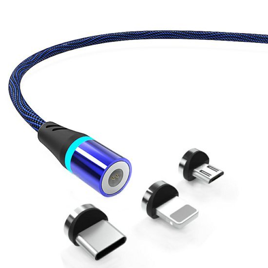 Magnetický USB kabel USB-C, Lightning