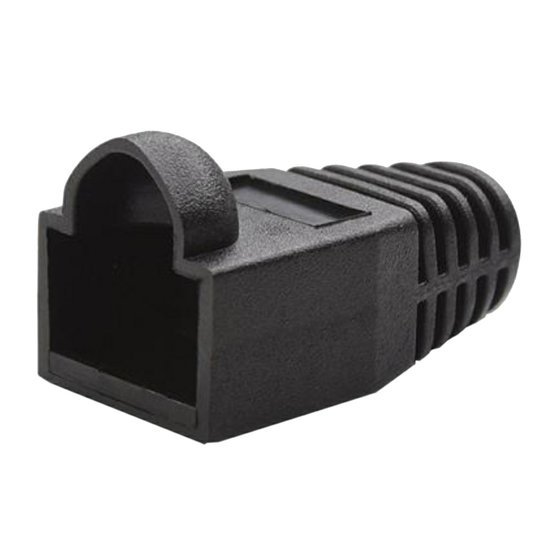 Krytka na konektor RJ45 černá 10ks