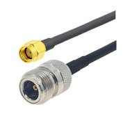 W-star Pigtail N/F-RSMA/M, 2m, kabel LMR-195 do 6GHz, PIGRSMAM2