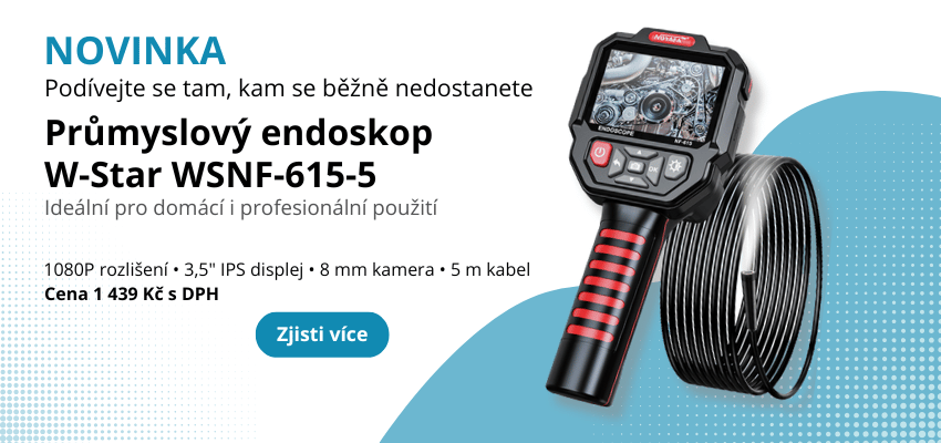 W-Star Inspekční kamera 8mm, délka kabelu 5m