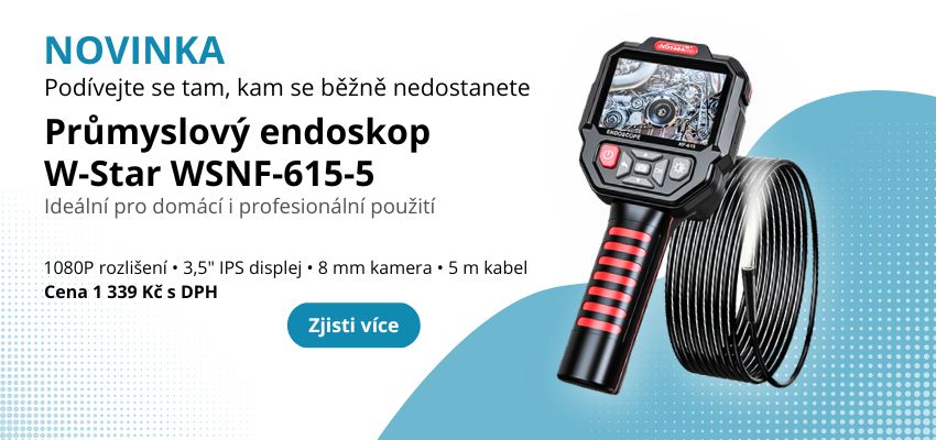 W-Star Inspekční kamera 8mm, délka kabelu 5m