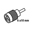 Konektor 6mm, 10mm a ostatní