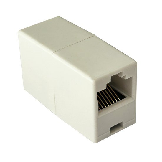 Spojka RJ45 bílá