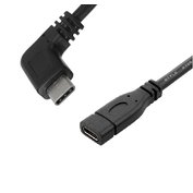 W-star Kabel USBC redukce, prodloužení, úhlový, 90° 20cm, 2USBC90