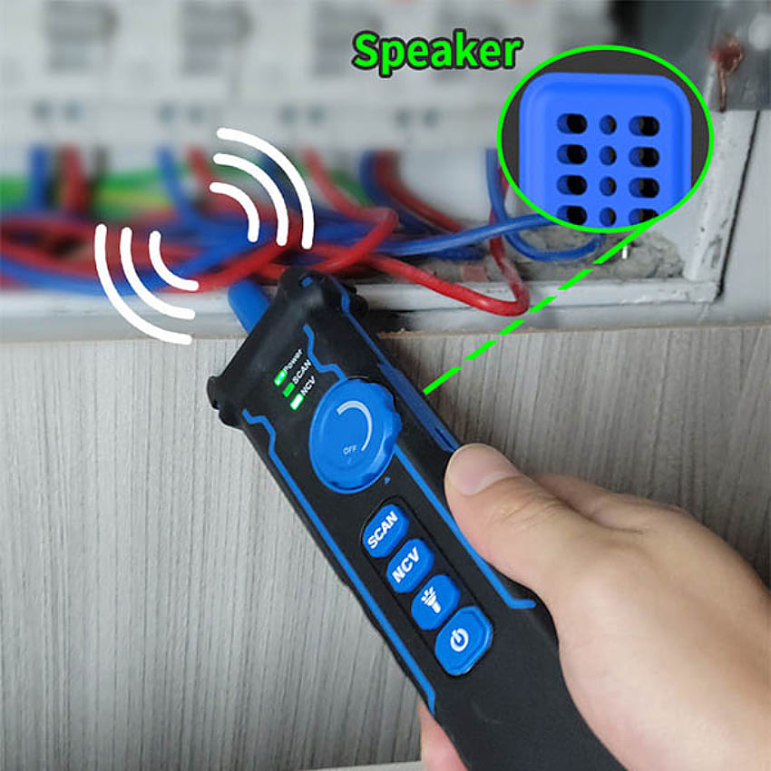 Vyhledávání kabelů pomocí digitálního tónového generátoru a sondy