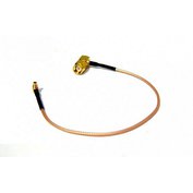 W-star Pigtail MMCX - RSMA/M úhlový 90°, délka 23cm, kabel typu RG176, WSPMMCX90
