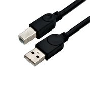 W-star Kabel USB/A na USB/B, 1m, černá tiskárny, skenery, KBUSBB-1m